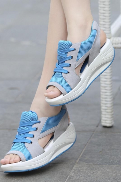 Women Summer Big Platform Sandals Wedges Sneakers