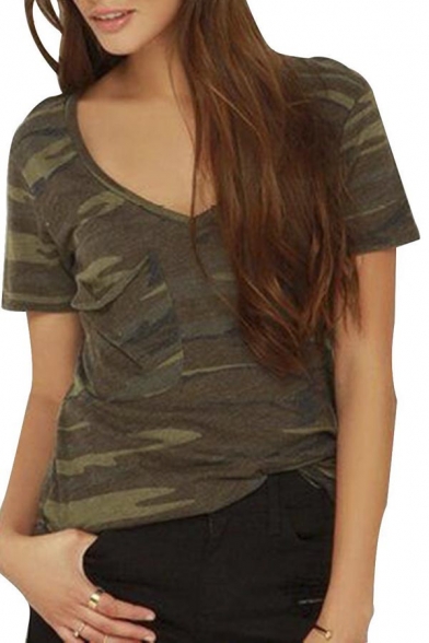 women's camouflage t shirt uk