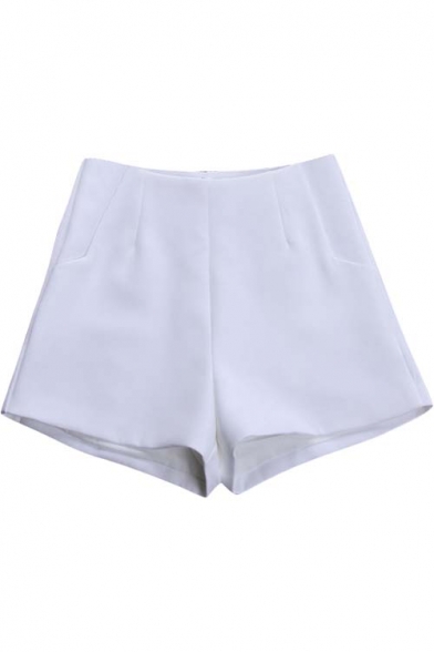 Women's Summer Casual Plain Hot Shorts - Beautifulhalo.com