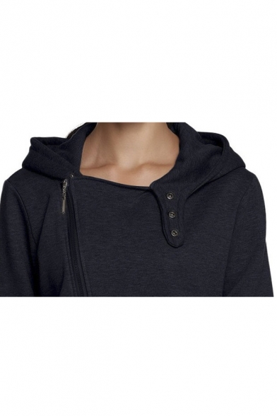 women's slim fit zip up hoodie