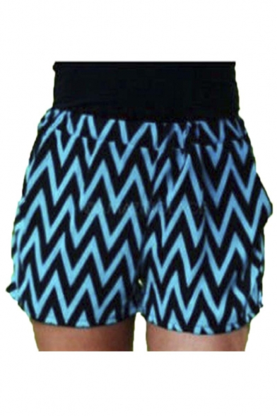 Women's Fashion Stripe Loose Shorts