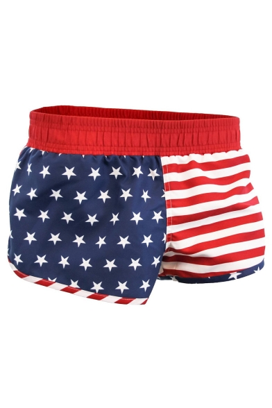 American Flag Women's Printed Shorts