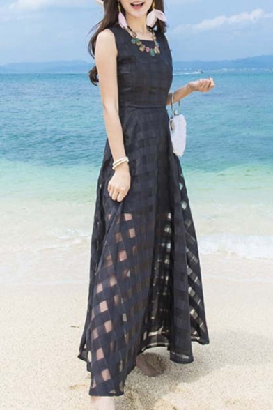 Women's Slim Beach Dress Casual Party Long Maxi Dresses