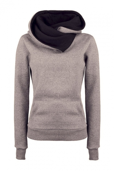 newrong Women's Long Sleeve Hooded Sweatshirt