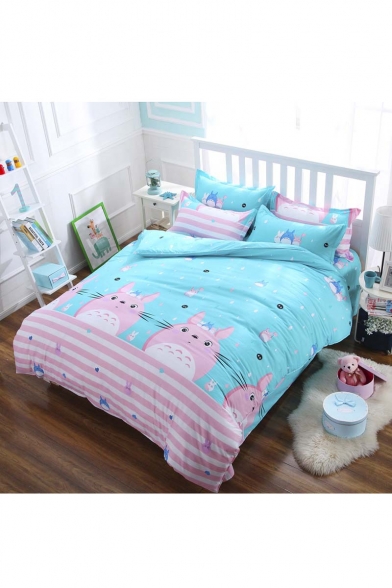 Colorful Cartoon Bedding Sets Bed Sheet Set Duvet Cover Set  Bed Pillowcase
