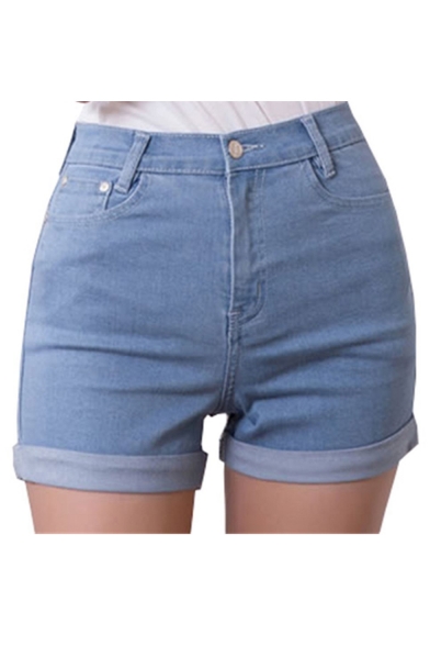 Womens Girls Fashion High Waist Denim Jean Shorts Summer Hot Pants