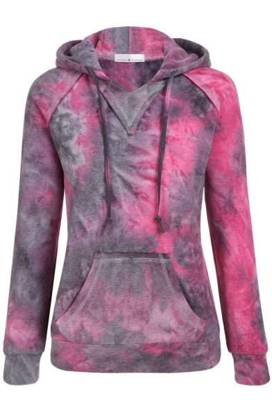 Women's Courtney Burnout Hooded Pullover Blend Fleece