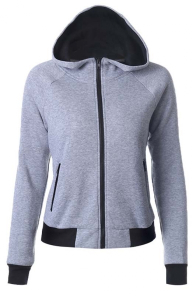 funnel neck zip up sweatshirt