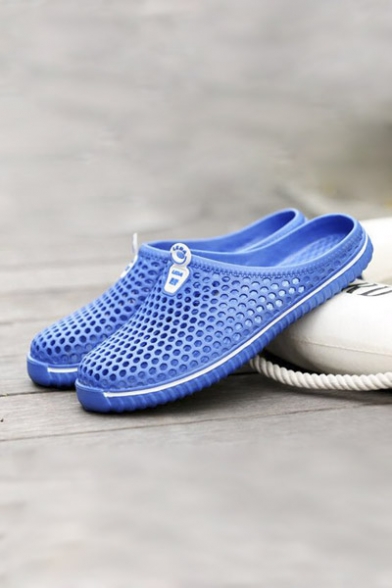 Unisex Beach Shoes Hollow Out Slip On Slipper