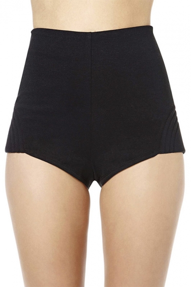 Women's Summer High Waist Zip Back Shorts Hot Pants