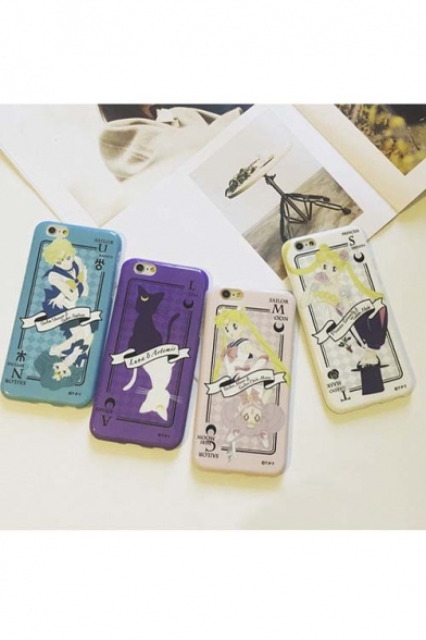 Fashion Cute Cartoon TPU Soft Phone Case for iPhone 6 4.7/5.5