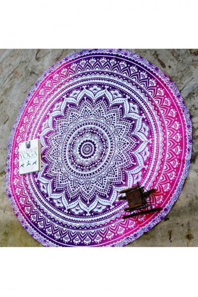 Round Tapestry Yoga Mat Picnic Blanket Bohemia Decoration Tapestry Rug