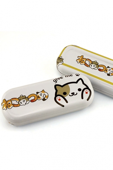 Women's Cute Kitty Backyard Anime Glasses Box