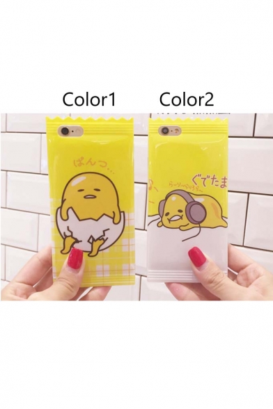 Adorable Cartoon Lazy Egg Candies Cases for iPhone 6/6S iPhone 6 Plus
