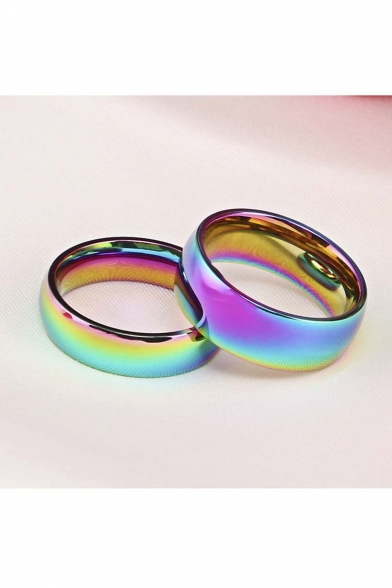 Colorful Titanium Ring