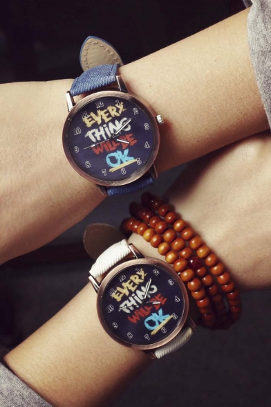 EVERY THING WILL BE OK Fashion Unisex Watches