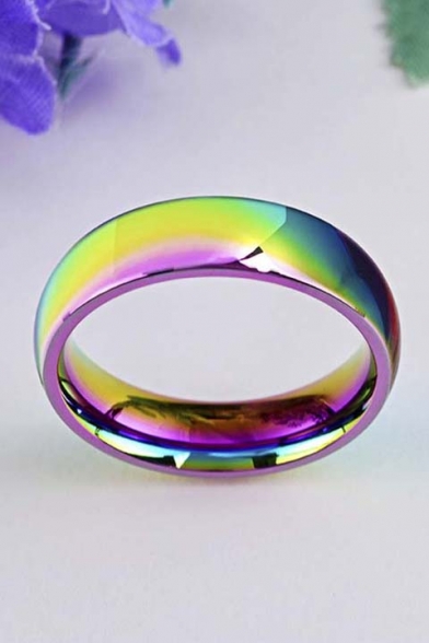 Colorful Titanium Ring