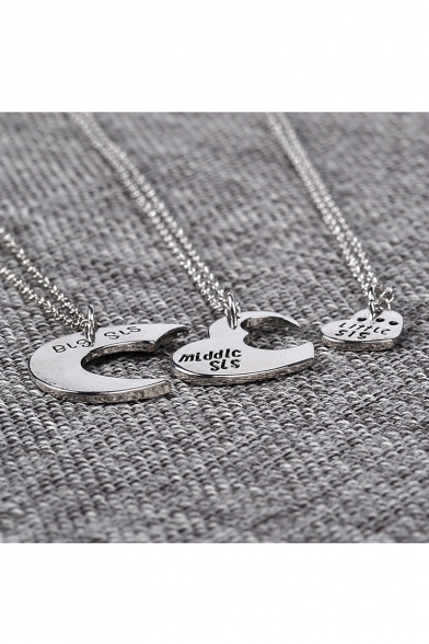 New Arrival Fashion Letter Sister Necklace