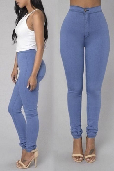 Well-Sold High Rise Pinkycolor Skinny Jeans