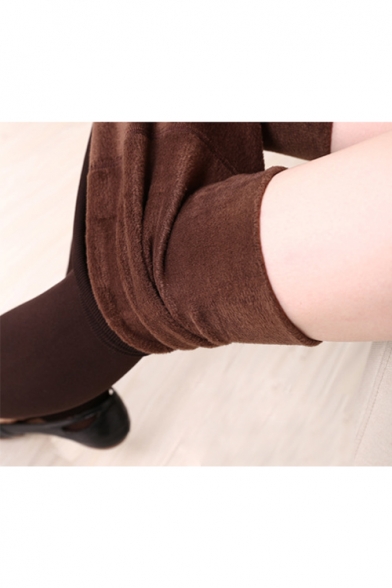 Women's Winter Warm Velvet Elastic Leggings
