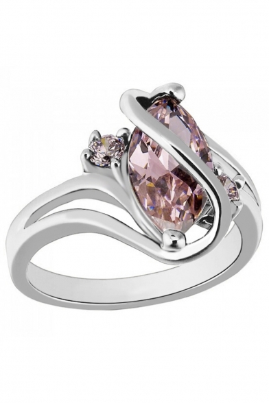 Fashion Irregular Sapphire Ring