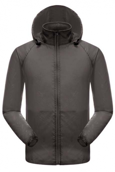 Lightweight Waterproof Active Outdoor Hoodie Coat Cycling Running Sport Jacket