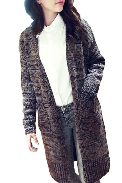 Women's Winter Warm Loose Knitted Sweater Jacket Cardigan