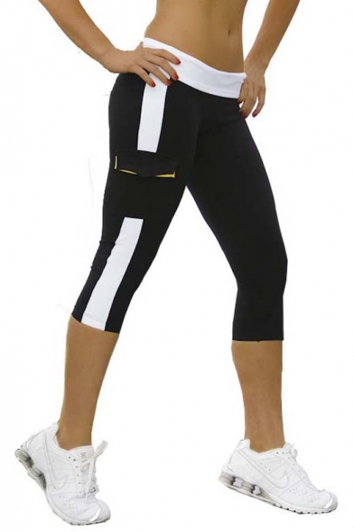 Women's Running Capri Tights YOGA Pants Leggings