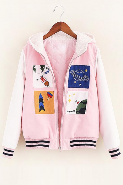 women's cotton hooded jacket