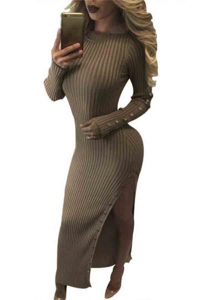 bodycon dress long sleeve maxi