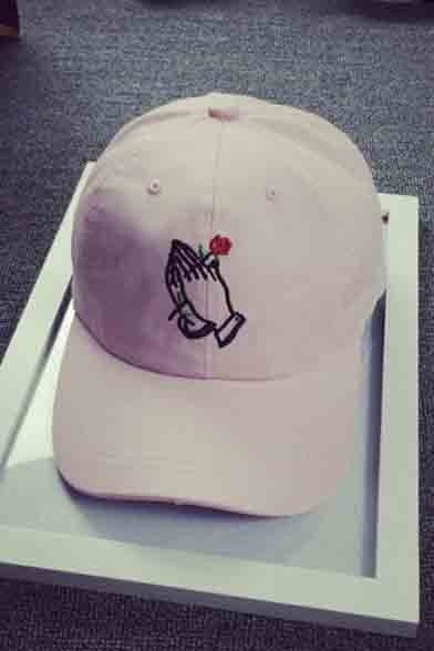 Rose Print Casual Summer Hat for Unisex