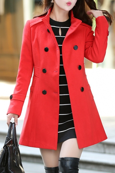 Women's Classic Double-Breasted Coat