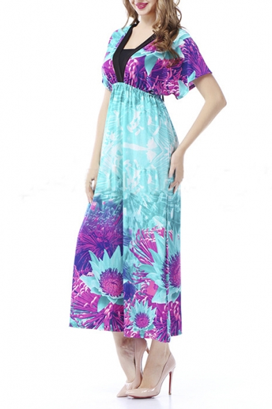 Women's Floral Summer Maxi Dress