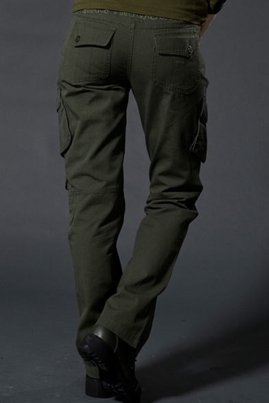 Women's Handsome Military Style Outdoor Straight Pants