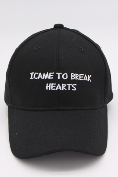 Letter Embroidery Fashion Baseball Cap for Unisex