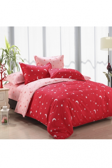 Comfortable Bedding Sets Bed Sheet Set Duvet Cover Set Moon Star