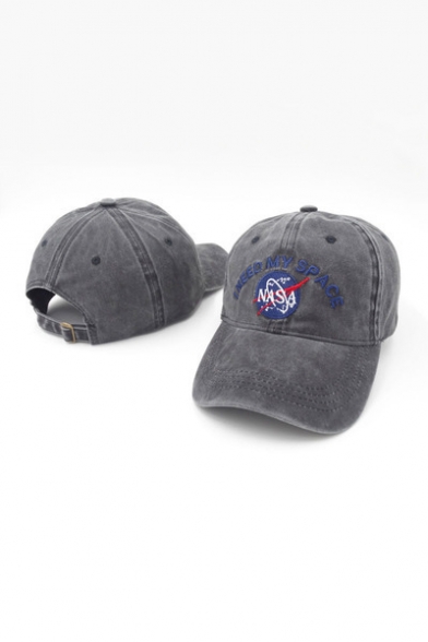 Unisex Embroidery NASA I NEED MY SPACE Letter Baseball Outdoor Cap