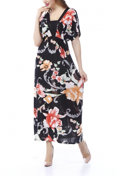 Women's Floral Summer Maxi Dress