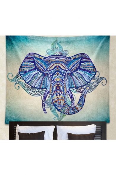 Tribal Elephant Printed Yoga Mat Beach Towel Cushion Shawl