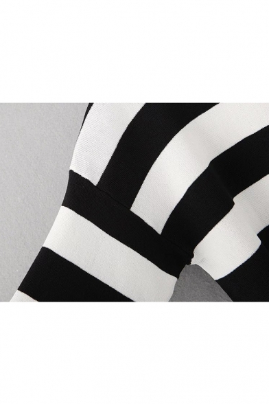Round Neck Half Sleeve Striped Print Tee Elastic Waist Plain Capri Wide Leg Pants Co-ords
