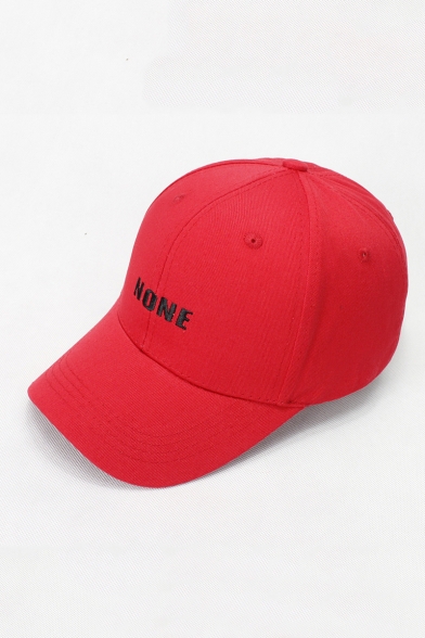 Summer Outdoor Embroidery NONE Letter Pattern Baseball Cap