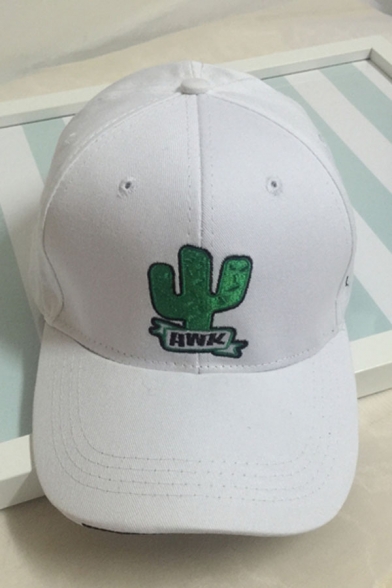 Cactus Embroidered Baseball Cap