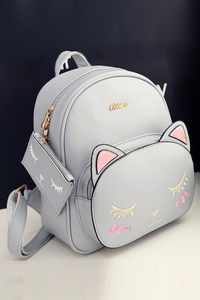 Lovely Cartoon Cat Printed New Fashion School Bags Backpack