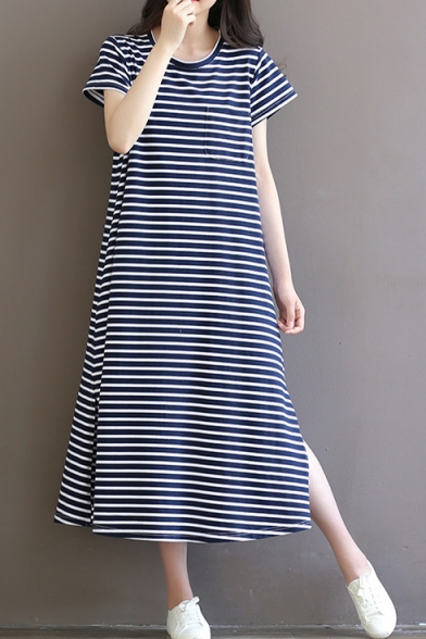 cotton tee shirt maxi dress