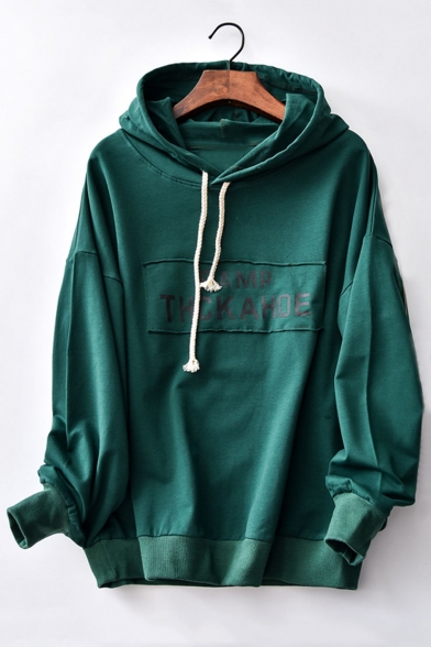 New Fashion Loose Long Sleeve Letter Pattern Cotton Hoodie