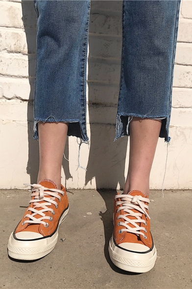 Summer's Chic Ripped High Low Hem Capris Asymmetrical Jeans