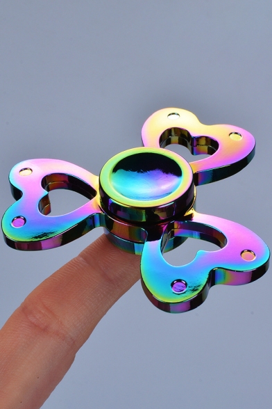 Hot Fashion Sweetheart Design Colorful Playing Alloy Fidget Spinners