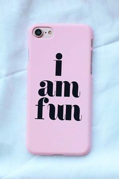 New Fashion Letter Printed Frosted iPhone Case for Couple
