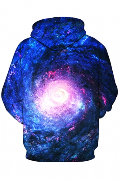 Fashion Spiral Galaxy 3D Printed Long Sleeve Hoodie Sweatshirt