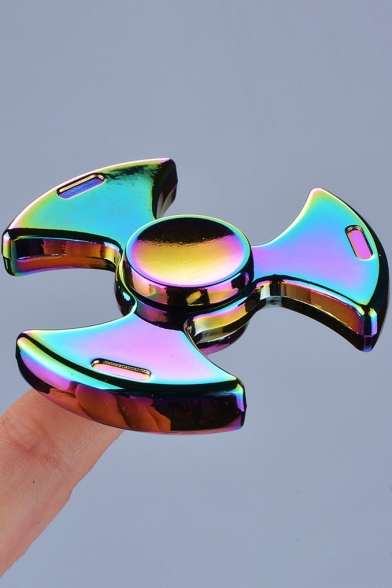 New Design Colorful Flying Axe Playing Alloy Fidget Spinners